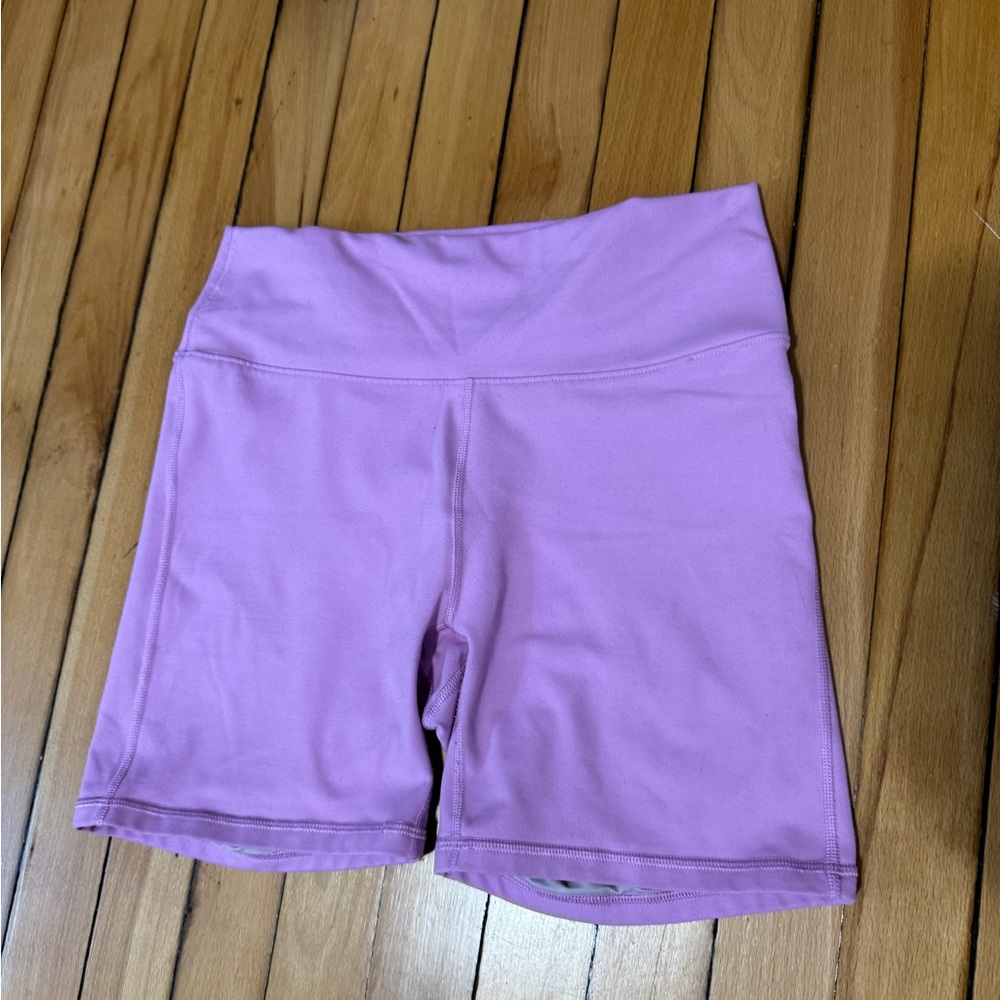 Fabletics Lavender Bike Shorts Size M